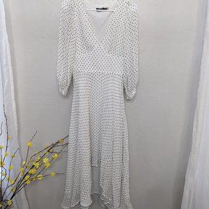 Polo by Ralph Lauren White Dress Polka Dot Dress